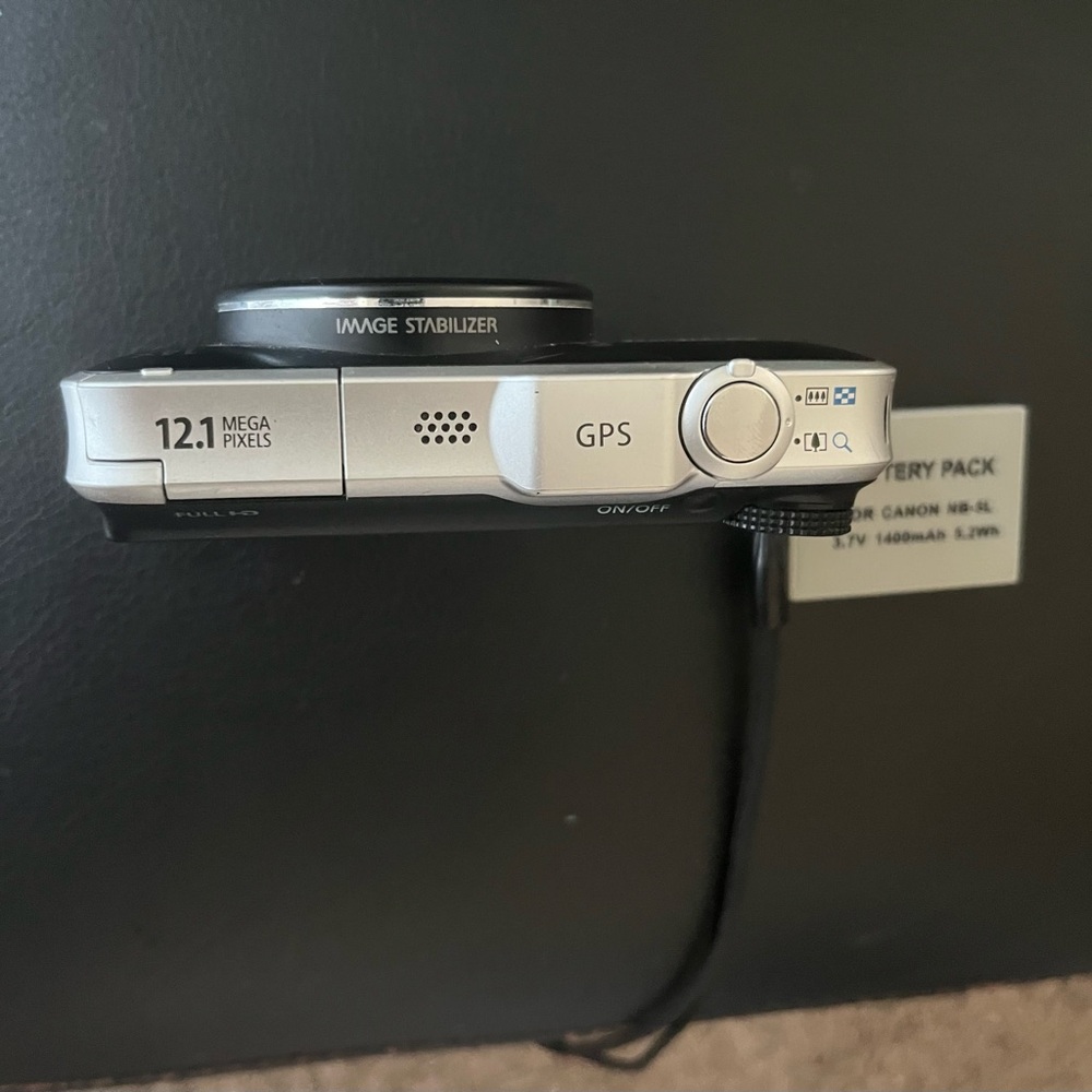 Canon PowerShot SX230 HS Black Digital Camera with one battery Pre-owned - Picture 4 of 5